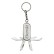 Chaveiro Canivete de Metal 4 funções XB-10210