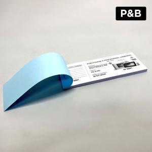 Bloco de Rifa Offset 75g 20x7 cm 1x0  Numeração e picote 