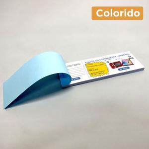 Bloco de Rifa Offset 75g 20x7 cm 4x0  Numeração e picote 