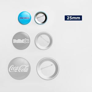 Botton 25 mm Couchê 115g 25 mm 4x0 cores   